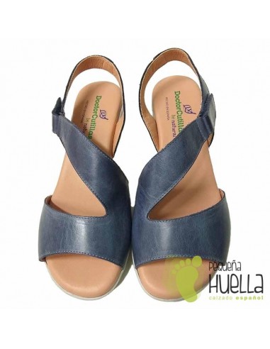 Comprar sandalias anatómicas rebajadas Doctor Cutillas azules para mujer  online