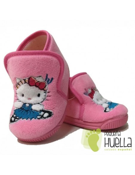 Comprar zapatillas de casa para niñas de Hello Kitty rosas