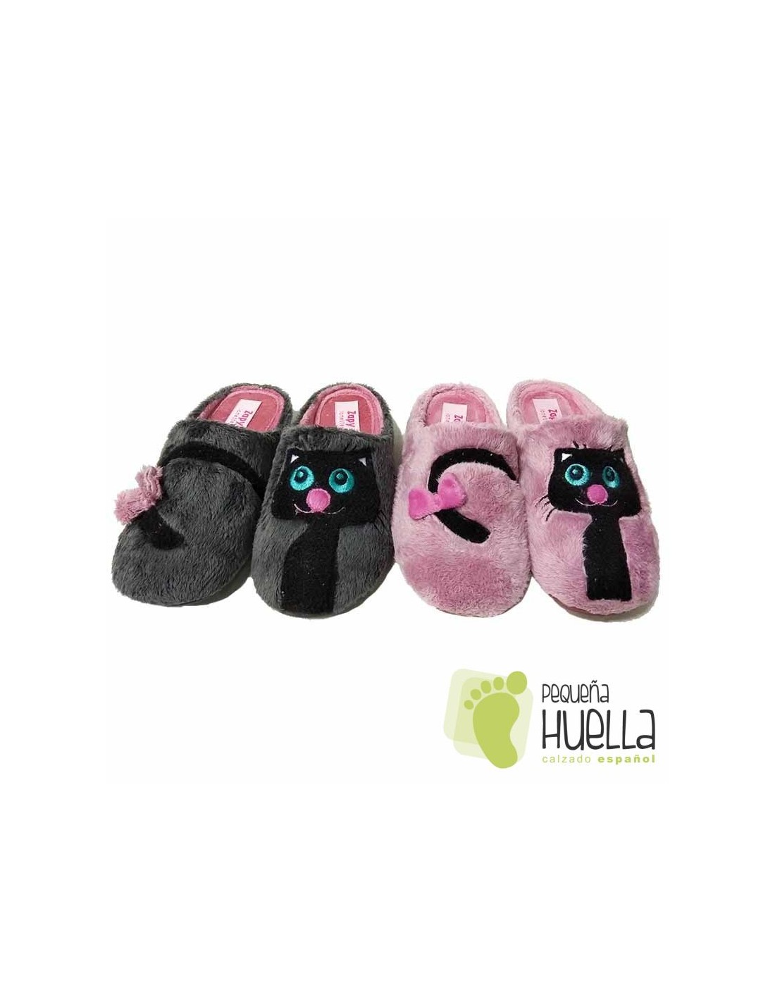 Comprar zapatillas de casa de Inverno con gatos para niñas ZAPY