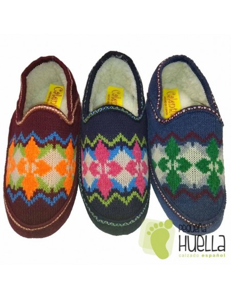 Comprar Zapatillas estar por casa de lana para mujer online CALENTITAS