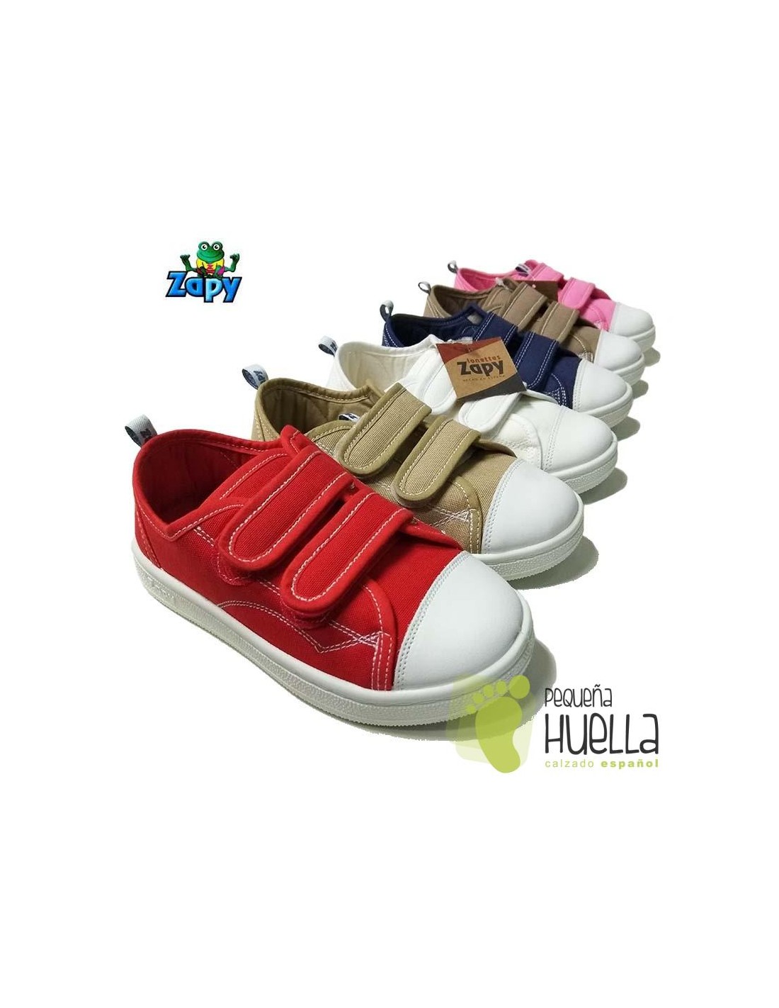 Zapatillas De Lona Con Velcro Niño Shop, 54% OFF | www.smokymountains.org