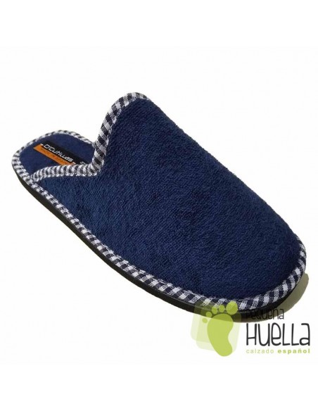 Zapatillas de Toalla Azul Marino para Casa Doctor Cutillas 24503