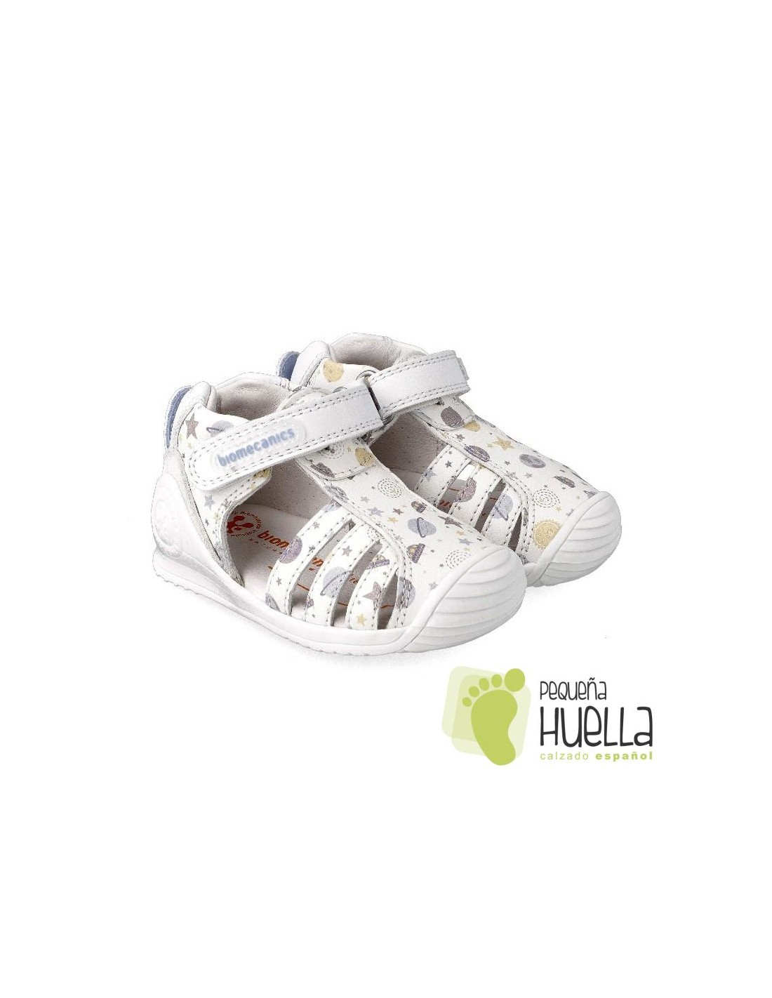 Comprar sandalias para niño de piel blancas Biomecanics 212142 en Madrid