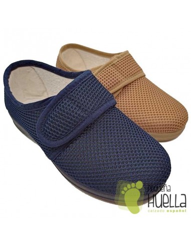 Zapatillas cerradas con velcro ajustable para señora mayor para el verano  Ruiz y Gallego 950