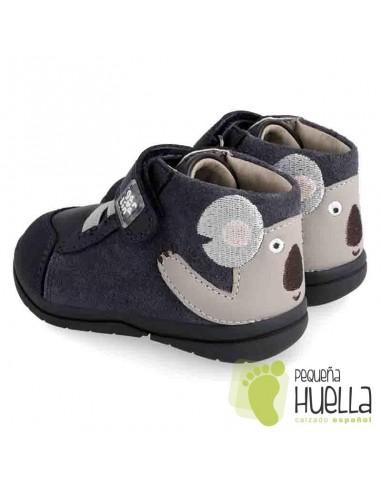 Comprar Botas de piel azul para bebé, niño o niña online | GARVALIN 211604