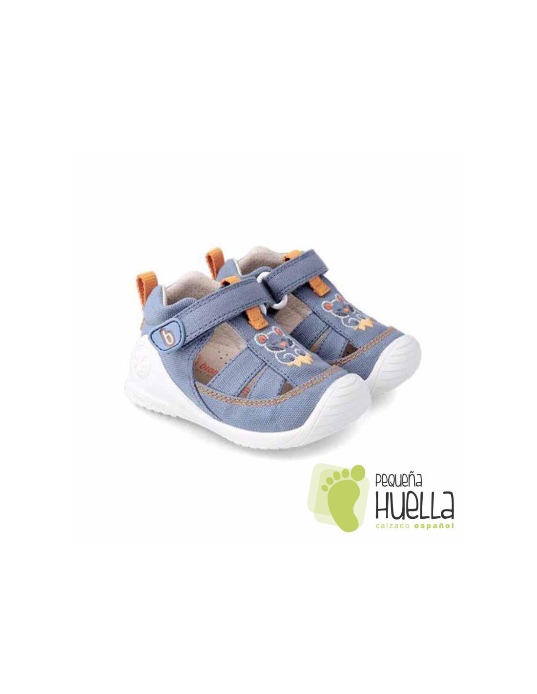Comprar sandalia lona azul para niños al mejor precio | Biomecanics 232190