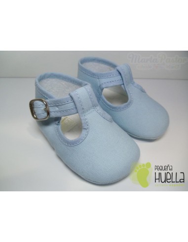 Comprar Pepitos de lona para bebé color azul celeste online