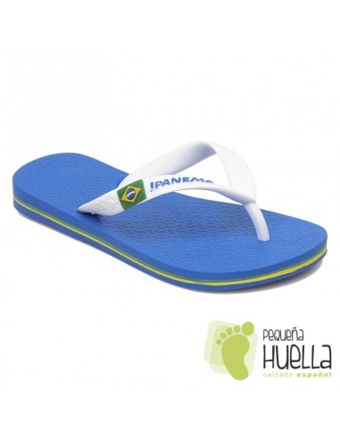 Comprar chanclas Ipanema para la playa de niño azules online
