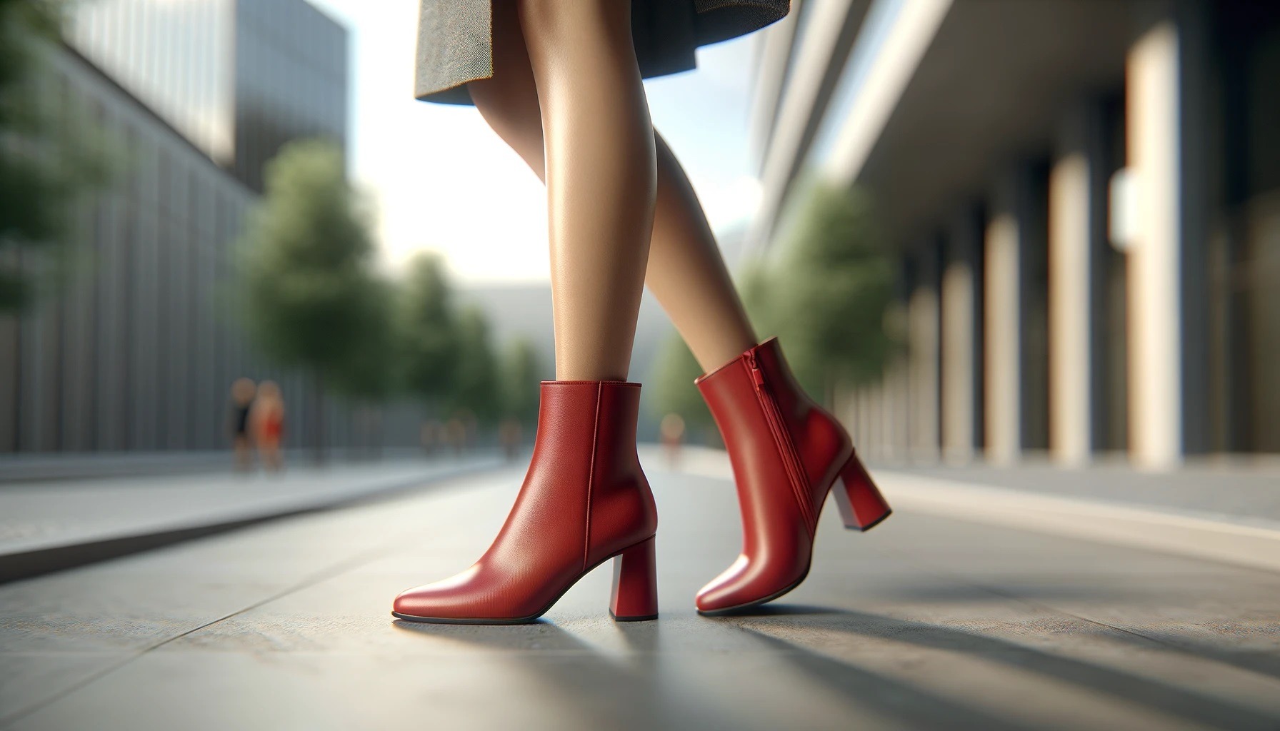 Cómo combinar botines rojos