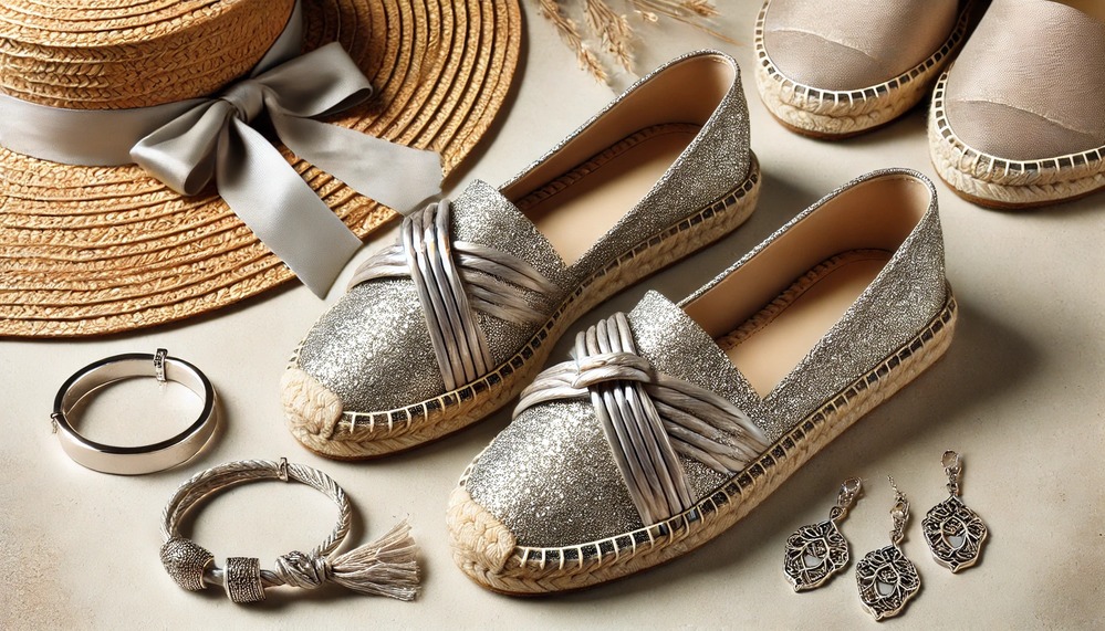Cómo combinar alpargatas plateadas para un look único y cómodo