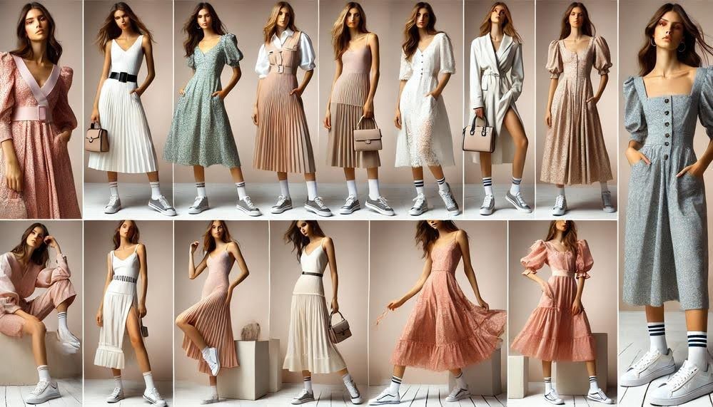 Cómo combinar vestidos con deportivas: ideas de outfits
